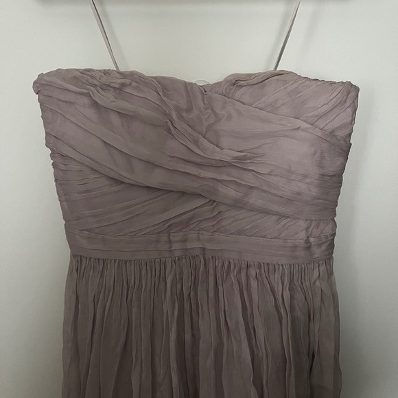 MUST GO J.Crew Arabelle Long Silk Chiffon Dress Size 6 - Picture 6 of 16